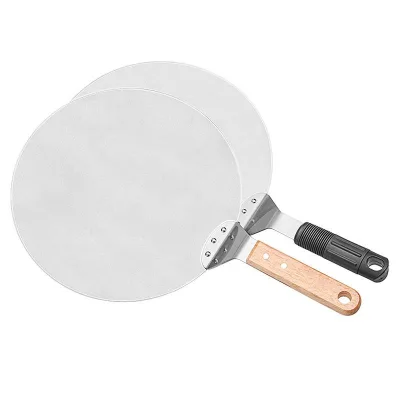 Personalized 12x14 Inch Pizza Shovel, Foldable Wood Grip