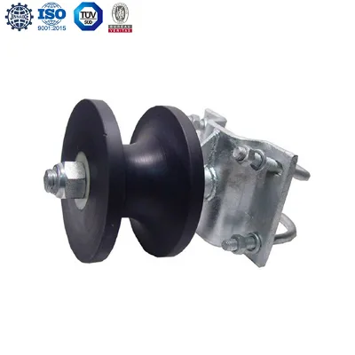 Round Groove Nylon Cantilever Roller Wheel for Chain Link Gate Fitting