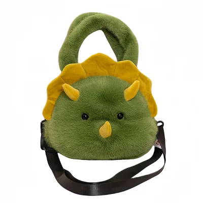 Cute Cartoon Plush Handbag Women Plush Cartoon Bag Shoulder Doll Crossbody Plush Animal Bag