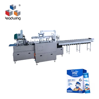 Automatic Milk Pouch Continuous Cartoning Machine Box Packing Machine
