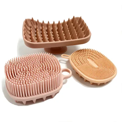 CHINFAI New Exfoliators Facial Silicone Cleansing Brush Silicone Face Cleaner Brush Silicone Facial Brush