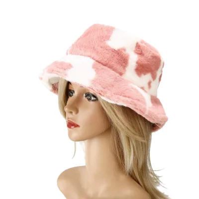 Hot Selling Winter Men Women Fur Hat Straw Hat Plush Warm Hat