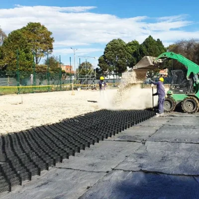 Anti-Corrosion Geocell Honeycomb Grid for Unpaved Road & Highway Base Reinforcement