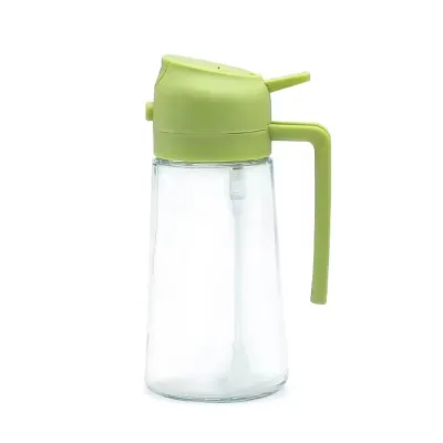 Multifunctional Glass Oil Bottle Barbecue Oil Dispenser Olive Oil Sprayer for Baking and Cooking