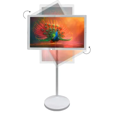 21.5-Inch High-Performance Budget Smart LED TV with White Cabinet and WebOS System Cost-Effective HD for Hotels