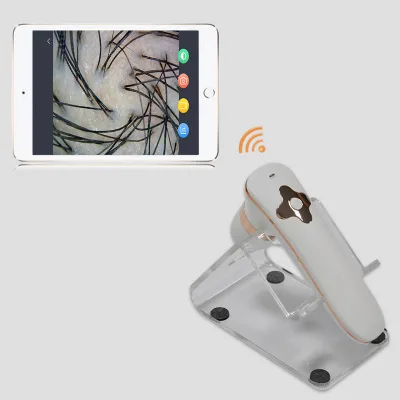 New Arrival Hair Follicle Detector Triple Spectral Modes Portable Wireless Wifi Rechargeable Battery for Ios Android System
