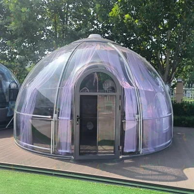 Modern 5m Prefab Waterproof Geodesic Dome House for Outdoor Glamping