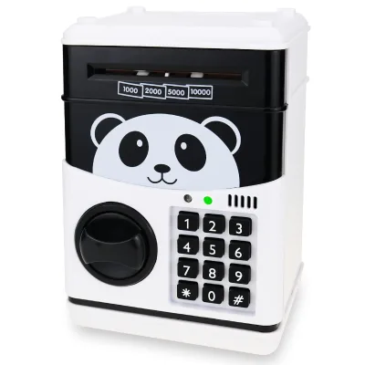 Factory Saving Money Light Music ATM Electronic Coin Dinosaur Bear Kids Atm Piggy Bank Kids Piggy Bank