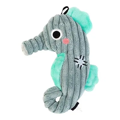 Cartoon Marine Animal Theme Dog Squeaky Toy Sound Paper Bite Resistant Shark Squid Crab Seahorse