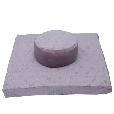 Square Durable Organic Yoga Foldable Meditation Cushion Pad
