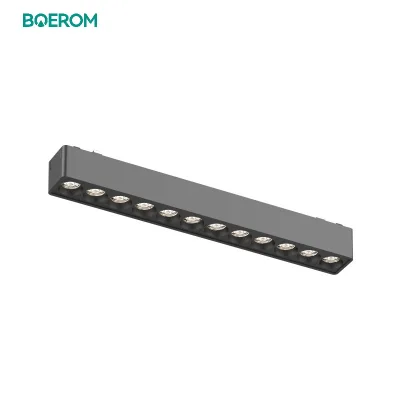 High Quality Indoor Rail Light 6W 12W 18W 24W 30W Grille Line Lights Surface Mounted Adjustable Linear Light System
