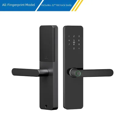 Baodeli Smart Door Lock Fingerprint Reader Password Card Key Tuya App WiFi Wood Aluminum Steel Brass Doors Cloud Data