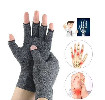 Hot Selling Half Finger Compression Guantes De Artritis Arthritis Gloves for Pain Relief and Mild Compression