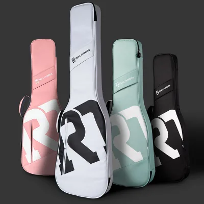 Lauren Real Mission Hot Selling Thickness 30mm Padding Nylon Material Waterproof Music Bags Electric Bass Guitar Gig Bags