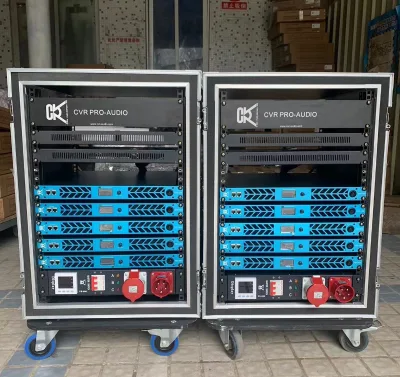 Metal Digital Professional Amp Stable 2 Ohm 4 Channel 1870W Audio Sound Equipment Cvr Power Amplifier