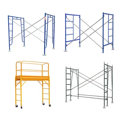 Steel Industrial Scaffold Staircase & Workshop/Warehouse Mobile Scaffold High Strength Durable & Portable