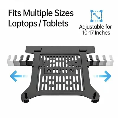 Zhongjia Aluminium Alloy Laptop Bracket 10 to 17 Inch with 45 Degrees Tilt
