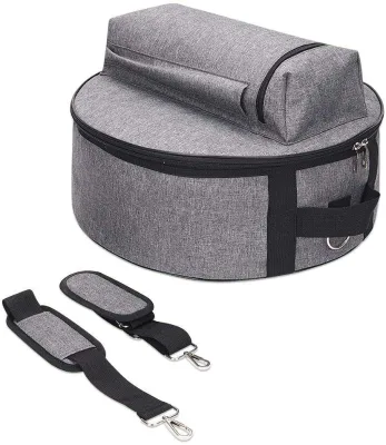 Heavy Duty Nylon Drum Bag with Shoulder Strap Cymbal Bag Drumstick Carrying Case Padded Cymbal Storage Bags