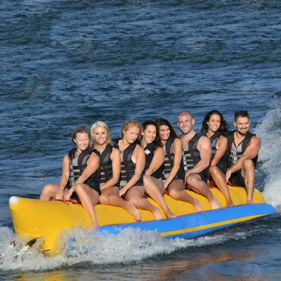 Versatile Inflatable Banana Boat for Adventure Sports, Pool Leisure and Beach Events