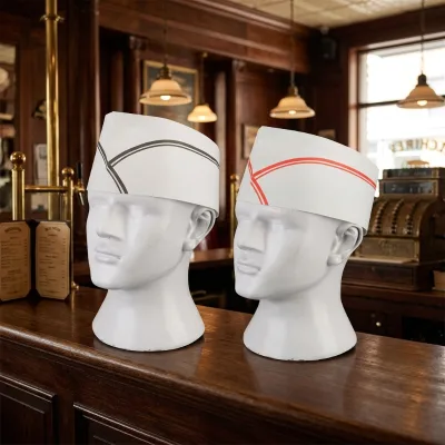Bulk Disposable Chef Hat Hygienic Disposable Cooking Head Cover For Food Service