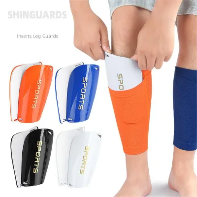 Thickened Double Insert Sports Leg Pads for Adults and Children Soccer Leg Pads