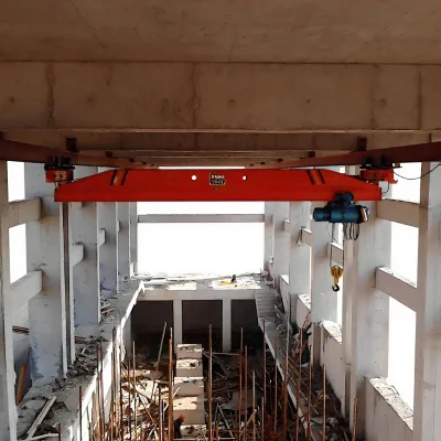 Factory-Direct Sales Electric Single-Beam Overhead Cranes 5-Ton Traveling Hoist 22.5m Span 30m Lifting Height for