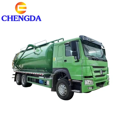 Best-Selling Sinotruck Howo 6x4 Heavy Duty Waste Water Rubbish Garbage Suction High Capacity Truck for Sale