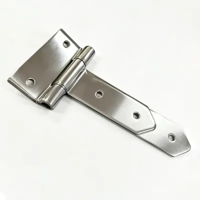 High Quality Fixed Connector 8 Inch Hinge Trailer Cabinet Door Stainless Steel Polished Finish T-Hinge