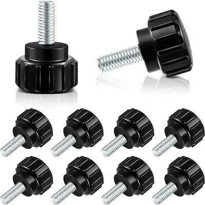 Hot Sale M3 M4 M5 M6 M8 Plastic Head Rose Stainless Steel Thumb Screw Plastic Knob Handle Adjustment Bolt