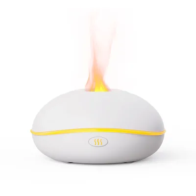Bedroom 200ml Air Humidifier Therapy Diffuser Flame Fragrance Parfum Humidifier Ultrasonic Usb Essential Oil Aroma Fire Diffuser