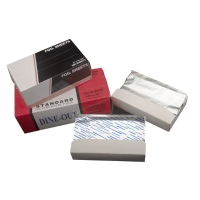 Pop Aluminum Foil Embossed Sheets Food Grade Soft Disposable Foil Restaurant Catering Food Truck Meal Prep Food Wrapping