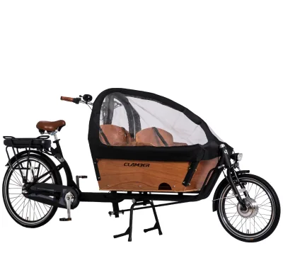 DAPU Brushless Hub Motor Steel Cargo Bike Frame with Lithium Battery 200-250W 10-30km Range Two Seat