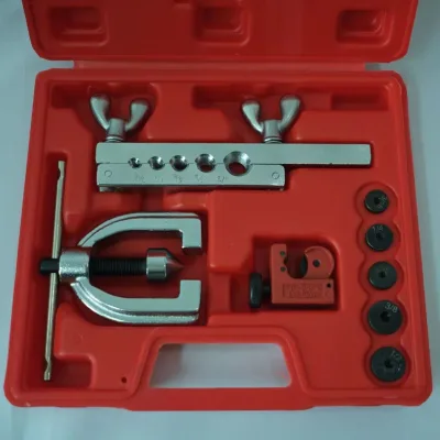 3/16 "-1/2" 5-Hole Flip Hole Reamer Automotive Dual Flaring Tool Kit Tube Expander Tool Set