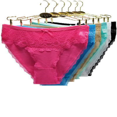 Hot Selling Women Lace Panties Underwear Women Knickers Lace Panties Female Briefs Underpants in Europe