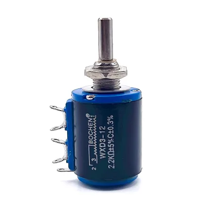 WXD3-12 Wire-wound Precision Potentiometer Adjustable Variable Resistor Multi-turn Rotary Potentiometer