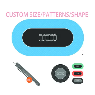 Custom Printing Bulk Poker Rubber Mat OEM Non Slip Natural Rubber Base with Full Color Sublimation for Brand Promo