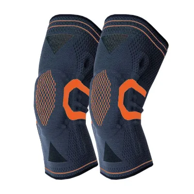 Professional Nylon Knee Pads Elastic Spring Support Anti-Collision Compression Knee Wraps Sports Protective Gear