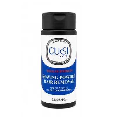 Depilatory Shaving Powder Hair Removal Treatment for Mens Facial Beard Helps Stop Razor Bumps Smooth Clean Shave