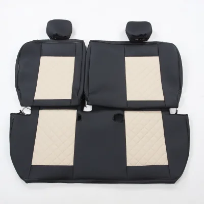 GANE for Toyota Black Rice  Full Set 10-Piece Cloth Seat Covers-Luxury All-Season Comfortable & Durable Car Seat Cushion