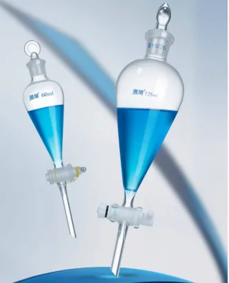 Borosilicate Glass Spherical/Pear Separating Funnel with 60ml-1L Available