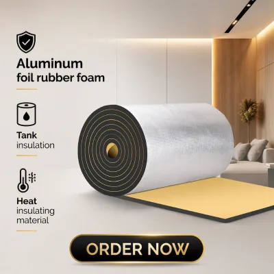 High Quality Heat Resistant Sponge Roll Flame Retardant Foam Board Rubber Plastic Insulation Board Insulation Material