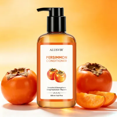 Private Label Natural Persimmon Tannin Eliminate Odor Refresh Fluffy Moisturizing Smoothing Hair Conditioner for the Older