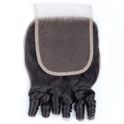 Free Part Swiss Transparent Lace Closure 4x4 Lace Hair Hot Sale 12-22inch Virgin Hair Closure