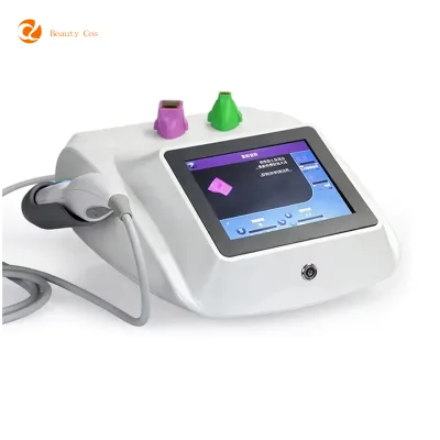 40.68MHz Fractional RF Machine Face Skin Tightening Equipment with It US ZA AU Plugs Ther Flx Wrinkle Remover Standing Type