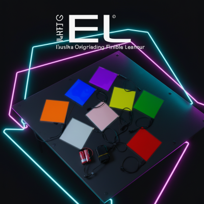 10cm X 10cm EL Panel With Custom Sizes & Colors, Ultra-Thin & High Brightness, ROHS Compliant, Factory Direct