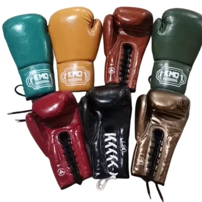 Factory Custom Wholesale High-Quality Leather Boxing Gloves for Adults Training and Sparring