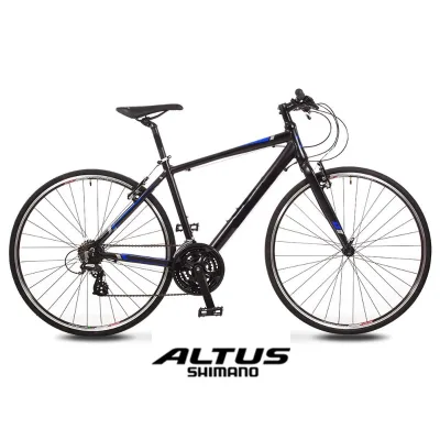 Hybrid Bike Fitzroy 1.0 Lightweight Alloy Mini V Brake Altus 21 Speed Road Bike Bicycle Hybrid Bicicleta Barata