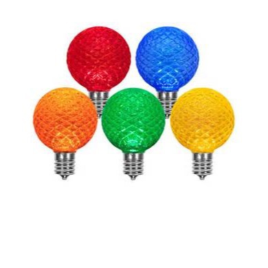 Factory-Direct G50 E17 Color IP65 LED Bulbs for Outdoor Courtyard Christmas Decorative Lights & Shop Ambiance Lighting