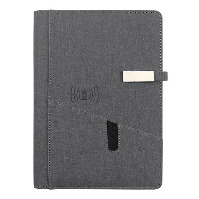 A5 Diary Notebook With Power Bank Mobile Charger 10000mah Gift Set Powerbank Usb