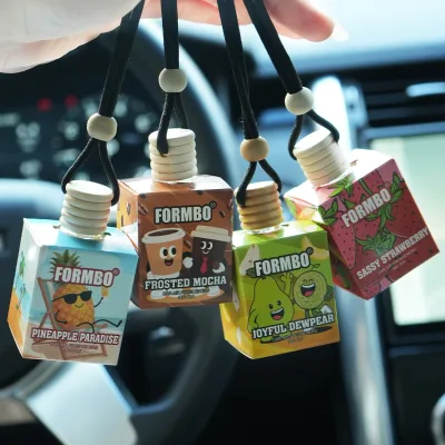 OEM Wholesale Cute Pattern to Remove Odor and Freshen the Car and Bedroom Aromatherapy Long-lasting Car Perfume Liquid